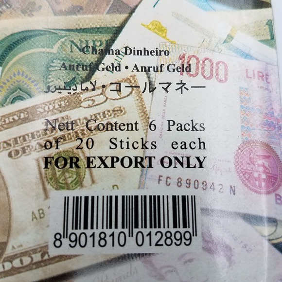 Hem CALL‎ MONEY Incense Sticks 6 Packs of 20 Sticks Each Assorted Frangrances - Picture 7 of 7